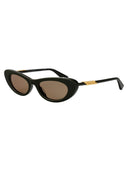 Bottega Veneta Ovale Sonnenbrille Bv1447 S 005