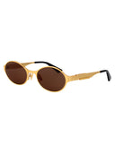 Bottega Veneta Oval Sunglasses Bv1456 S 001