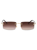 Montblanc Randlose Sonnenbrille Mb0443 S 008