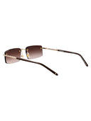 Montblanc Randlose Sonnenbrille Mb0443 S 008