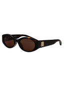 Balenciaga Oval Sunglasses Bb0477 Sa 002