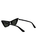 Alexander Mc Queen Cat Eye Sunglasses Am0557 S 001