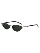 Alexander Mc Queen Oval Sunglasses Am0563 S 001