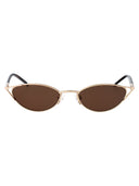 Alexander Mc Queen Oval Sunglasses Am0563 S 002