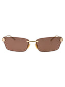 Randlose Sonnenbrille von Balenciaga Bb0487 S 004