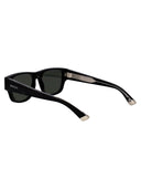 Gucci rechteckige Sonnenbrille Gg2075 S 001