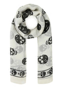 Alexander McQueen Stampato Silk Foulard