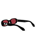 Złamane białe okulary przeciwsłoneczne Ow1033 1025