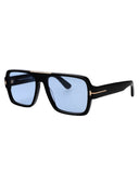 Lunettes de soleil rondes Tom Ford Ft1408 01 V
