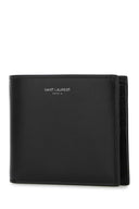 Saint Laurent Black Leather Wallet