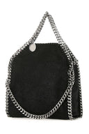 Stella Mc Cartney Black Shaggy Deer Micro Falabella Handbag