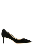 Jimmy Choo Décolleté Romy 60 in pelle scamosciata nera