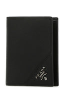 Cartera de cuero negra Prada