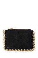 Stella Mc Cartney Black Shaggy Deer Falabella Card Holder