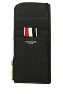 Thom Browne Black Leather Coin Purse