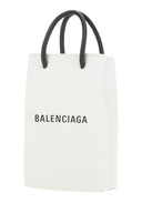 Balenciaga 화이트 가죽 전화 케이스