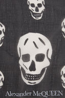 Alexander McQueen Stampato Biker Crepe Foulard
