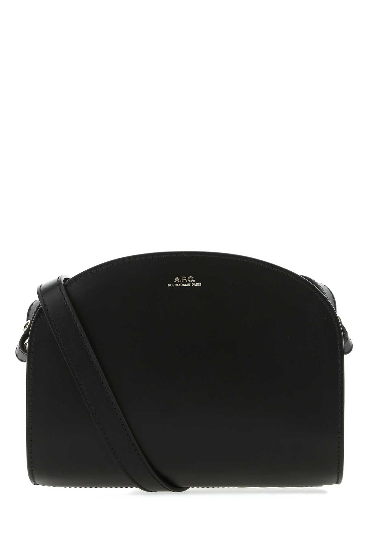 A.P.C. 블랙 가죽 미니 데미 루네 숄더백
