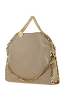 Stella Mc Cartney Cappuccino Shaggy Deer Falabella Fold Over Handbag