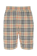 Burberry Embroidered Polyester Bermuda Shorts