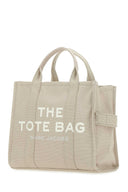 Borsa Shopping in tela color sabbia di Marc Jacobs