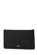 A.P.C. Black Leather Willow Card Holder