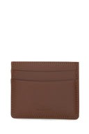 A.P.C. Porta carta in pelle marrone