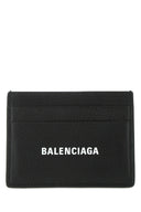 Balenciaga Black Leather Card Holder