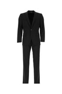 Dolce & Gabbana Black Light Wool Martini Suit