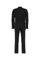 Dolce & Gabbana Black Light Wool Martini Suit