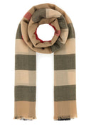 Sciarpa cashmere ricamata da burberry