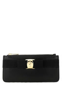 Salvatore Ferragamo Black Leather Coin Pursue