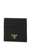 Prada Black Leather Card Holder