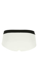 Tom Ford White Stretch Botton Slip