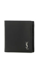 Saint Laurent Black Leather Wallet