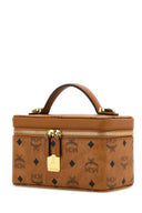 Mcm Printed Canvas Rockstar Vanity Case Handbag