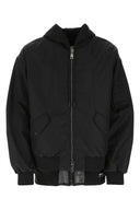 Dolce & Gabbana Black Nylon Bomberjacke