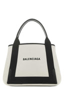 Balenciaga Two Tone Canvas Handbag