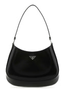 Prada Black Leather Cleo Shoulder Bag