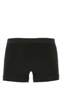 Tom Ford Black Stretch Cotton Boxer Set