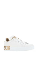 Dolce & Gabbana White Nappa Leather Sneakers