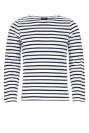 Saint James Embroidered Cotton Minquiers Modern T Shirt