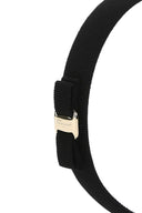 Salvatore Ferragamo Black Cotton Blend Hair Band