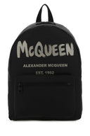 Alexander McQueen Black Canvas Metropolitan Zackpack