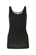 Saint Laurent Black Modal Blend Tank Top