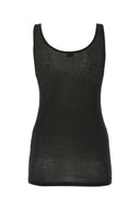 Saint Laurent Black Modal Blend Tank Top