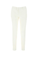 Saint Laurent Ivory Wool Pant