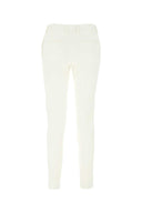 Saint Laurent Ivory Wool Pant