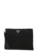 Bolso de mano Prada de nailon negro