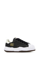 Maison Mihara Yasuhiro Black Leather Sneakers